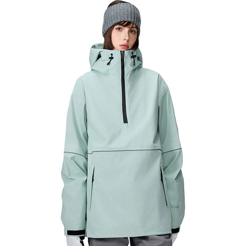 【OUTLET】ASHGREEM スノーボードウェア 3レイヤー パイピングプルオーバー | AGJ3L-215