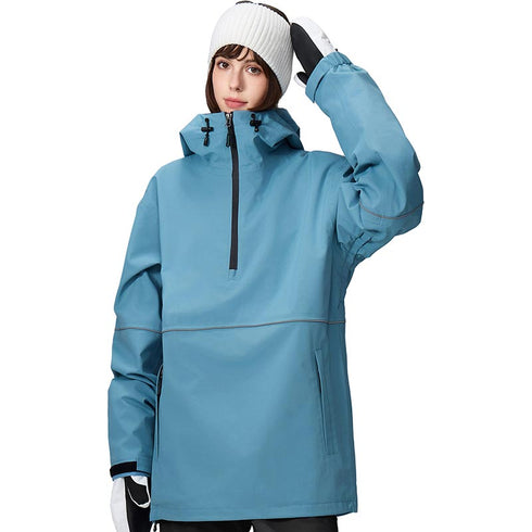 【OUTLET】ASHGREEM スノーボードウェア 3レイヤー パイピングプルオーバー | AGJ3L-215