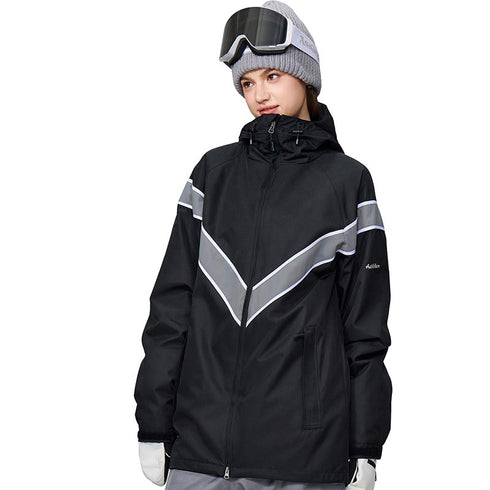 【OUTLET】ASHGREEM スノーボードウェア Vラインリフレクタージャケット | AGJ-1255