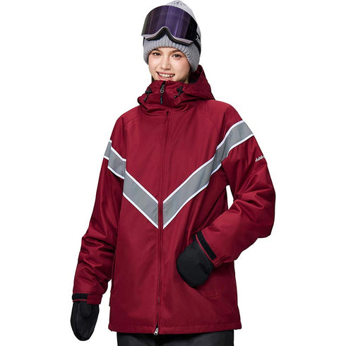 【OUTLET】ASHGREEM スノーボードウェア Vラインリフレクタージャケット | AGJ-1255