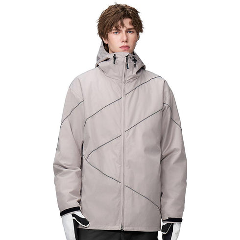 【OUTLET】ASHGREEM スノーボードウェア リフレクターパイピングジャケット | AGJ-1234