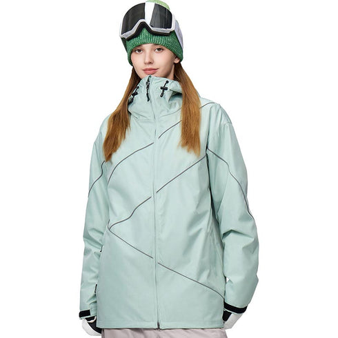 【OUTLET】ASHGREEM スノーボードウェア リフレクターパイピングジャケット | AGJ-1234