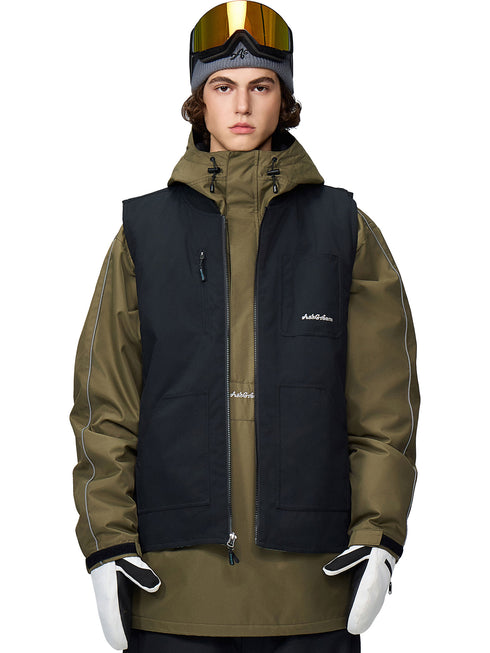 【OUTLET】ASHGREEM スノーボードウェア リバーシブルベスト | AGJ-1502