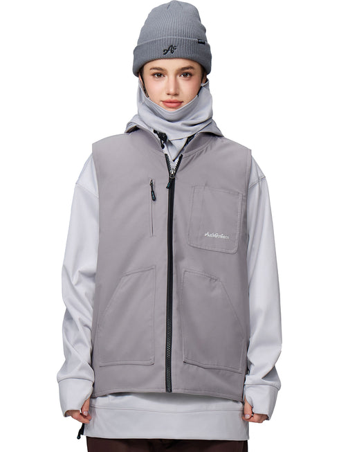 【OUTLET】ASHGREEM スノーボードウェア リバーシブルベスト | AGJ-1502