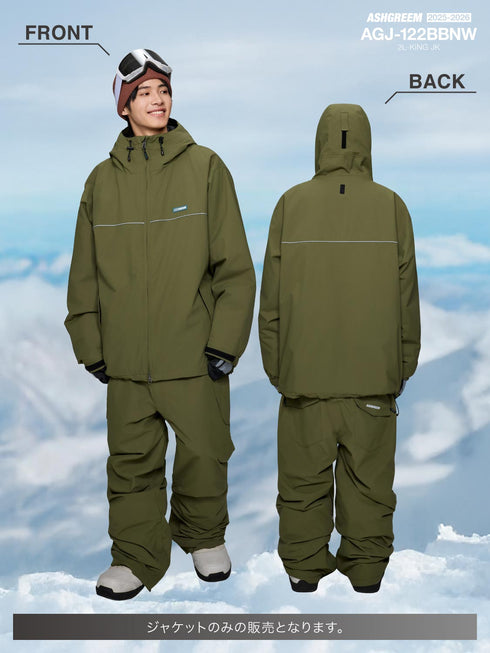 ASHGREEM スノーボードウェア キングジャケット | AGJ-122BB