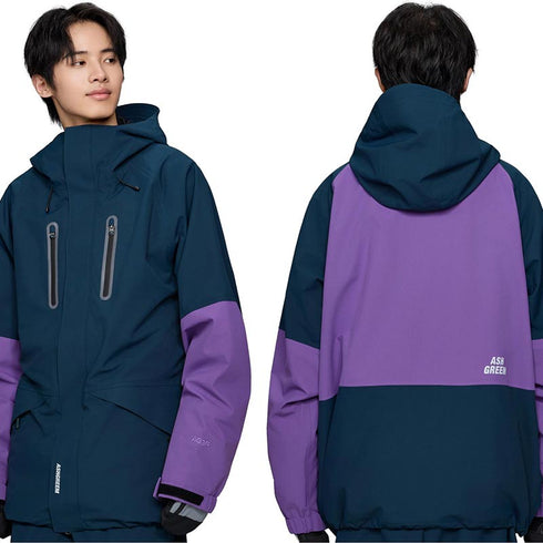 ASHGREEM スノーボードウェア 3レイヤー 切り返しジャケット | AGJ3L-217