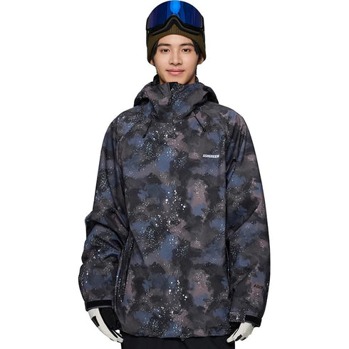 ASHGREEM スノーボードウェア 3レイヤー カモプリントジャケット | AGJ3L-220
