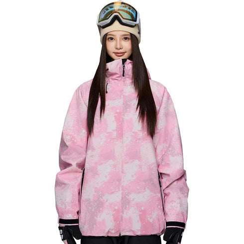 ASHGREEM スノーボードウェア 3レイヤー カモプリントジャケット | AGJ3L-220