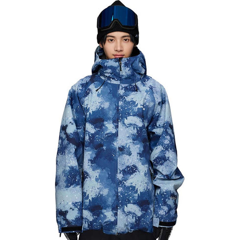 ASHGREEM スノーボードウェア 3レイヤー カモプリントジャケット | AGJ3L-220