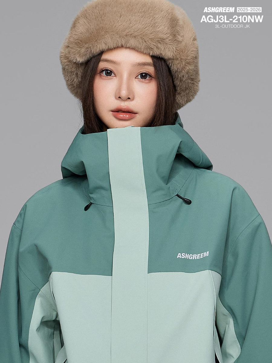 ASHGREEM スノーボードウェア 3レイヤー マウンテンジャケット | AGJ3L