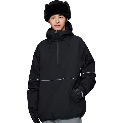 ASHGREEM スノーボードウェア 3レイヤー パイピングプルオーバー | AGJ3L-215NW