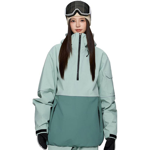 ASHGREEM スノーボードウェア 3レイヤー パイピングプルオーバー | AGJ3L-215NW