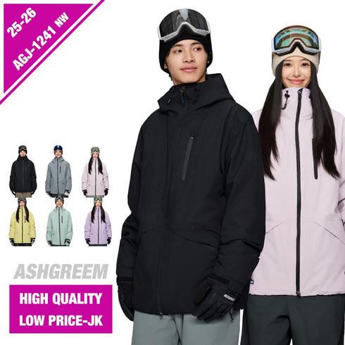 ASHGREEM スノーボードウェア ソリッドジャケット | AGJ-1241NW