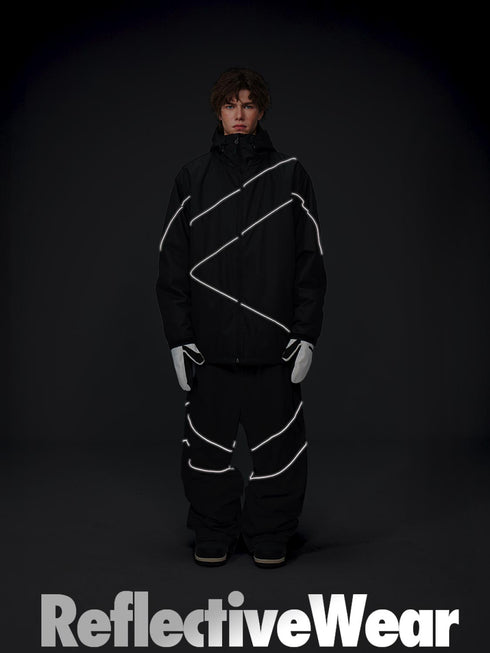 【OUTLET】ASHGREEM スノーボードウェア リフレクターパイピングパンツ | AGP-1326