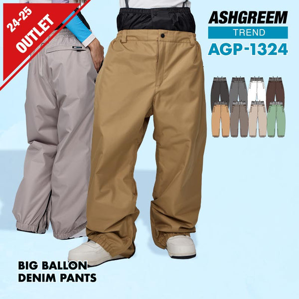 【OUTLET】ASHGREEM スノーボードウェア バルーンビッグパンツ | AGP-1324