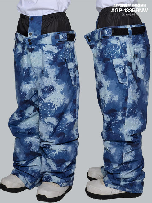 ASHGREEM スノーボードウェア 4XL 6XL キングサイズパンツ |AGP-133BB