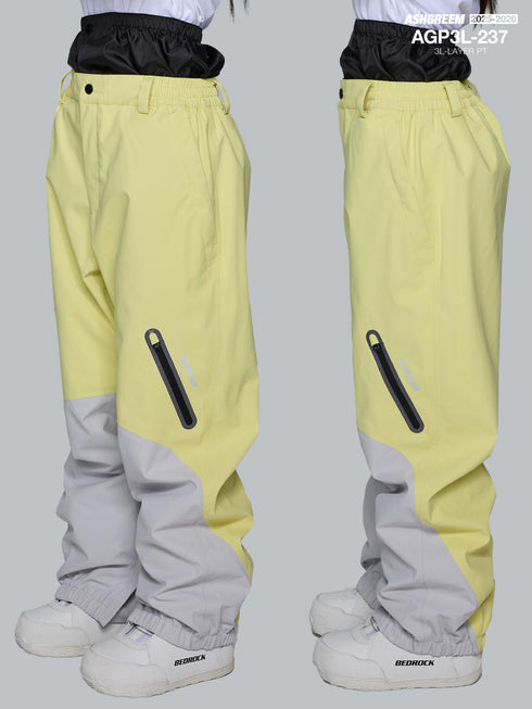 ASHGREEM スノーボードウェア 3レイヤー 切り返しパンツ | AGP3L-237