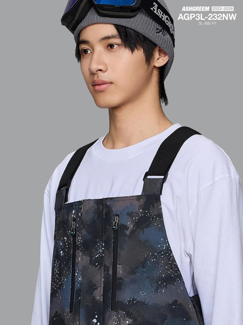 ASHGREEM スノーボードウェア 3レイヤー ビブパンツ | AGP3L-232NW