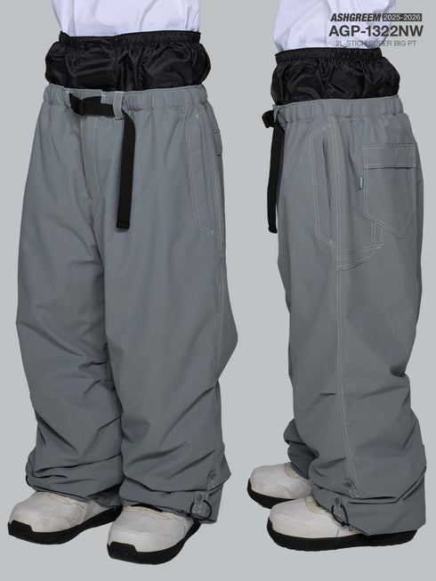 ASHGREEM スノーボードウェア 超ビッグパンツ | AGP-1322NW