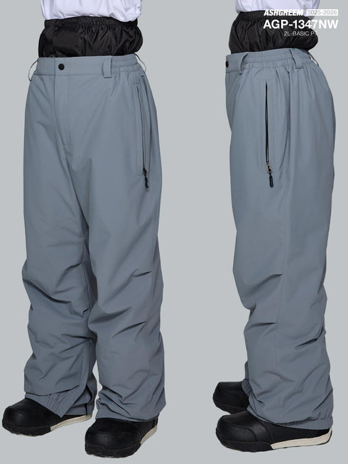 ASHGREEM スノーボードウェア ソリッドパンツ | AGP-1347NW