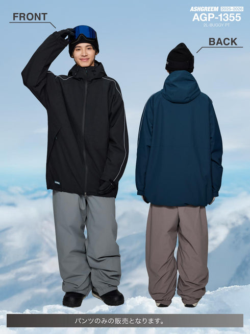 ASHGREEM スノーボードウェア バギーパンツ | AGP-1355