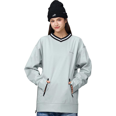 【OUTLET】ASHGREEM ボンディングVネックピステ ジャケット | AGAP-3800