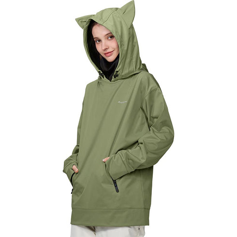 【OUTLET】ASHGREEM ボンディングラビット/キャット パーカー | AGAP-3803/3804