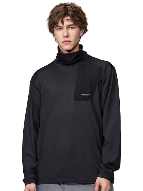 【OUTLET】ASHGREEM フリースインナー タートルネックジャケット | AGAP-3701