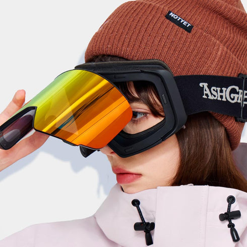 【OUTLET】ASHGREEM 跳ね上げ開閉ゴーグル | AG-3001