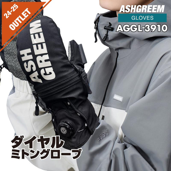 【OUTLET】ASHGREEM スノーミトンダイヤルグローブ | AGGL-3910