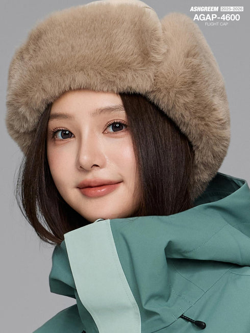 ASHGREEM ボア スノーフライトキャップ | AGAP-4600