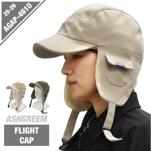 ASHGREEM スノーフライトキャップ | AGAP-4610