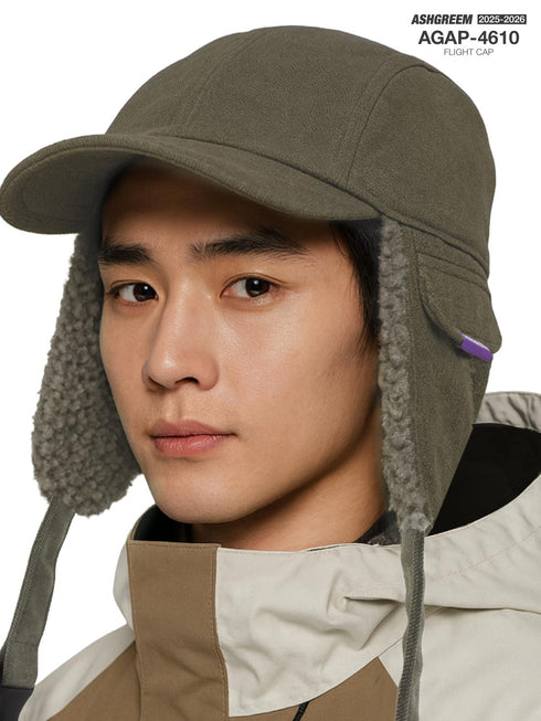 ASHGREEM スノーフライトキャップ | AGAP-4610