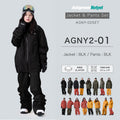 【10月下旬より順次発送】ASHGREEM スノーボードウェア 上下セット AGNY-02SET