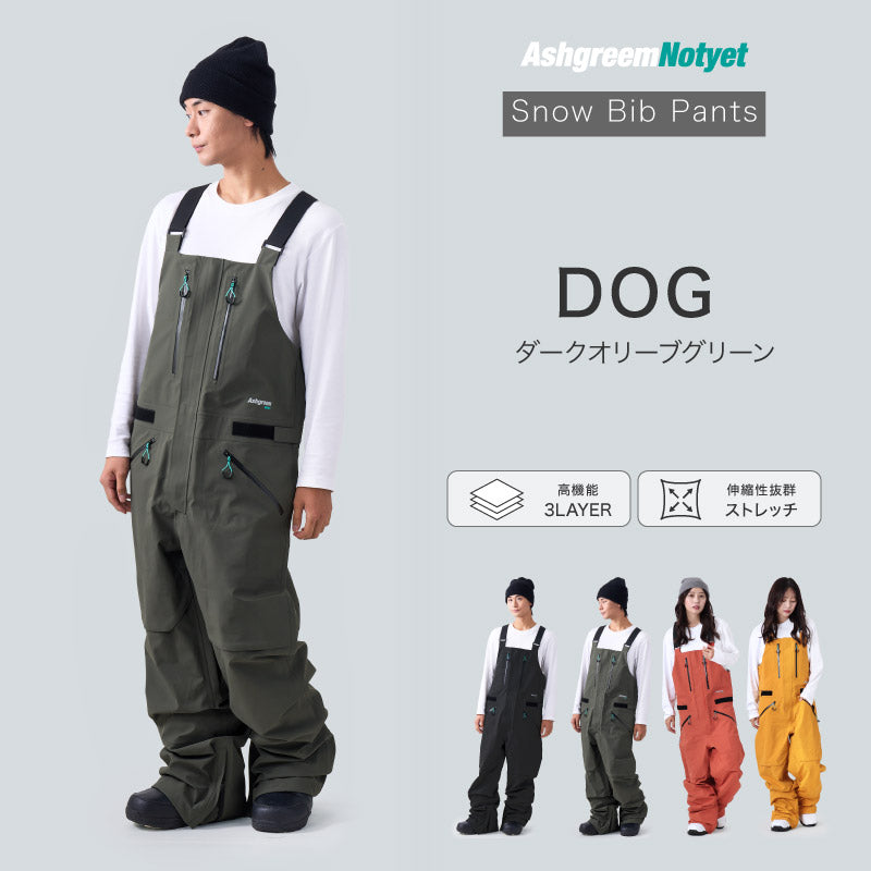 【10月下旬より順次発送】ASHGREEM スノーボードウェア 上下セット AGNY-02SET