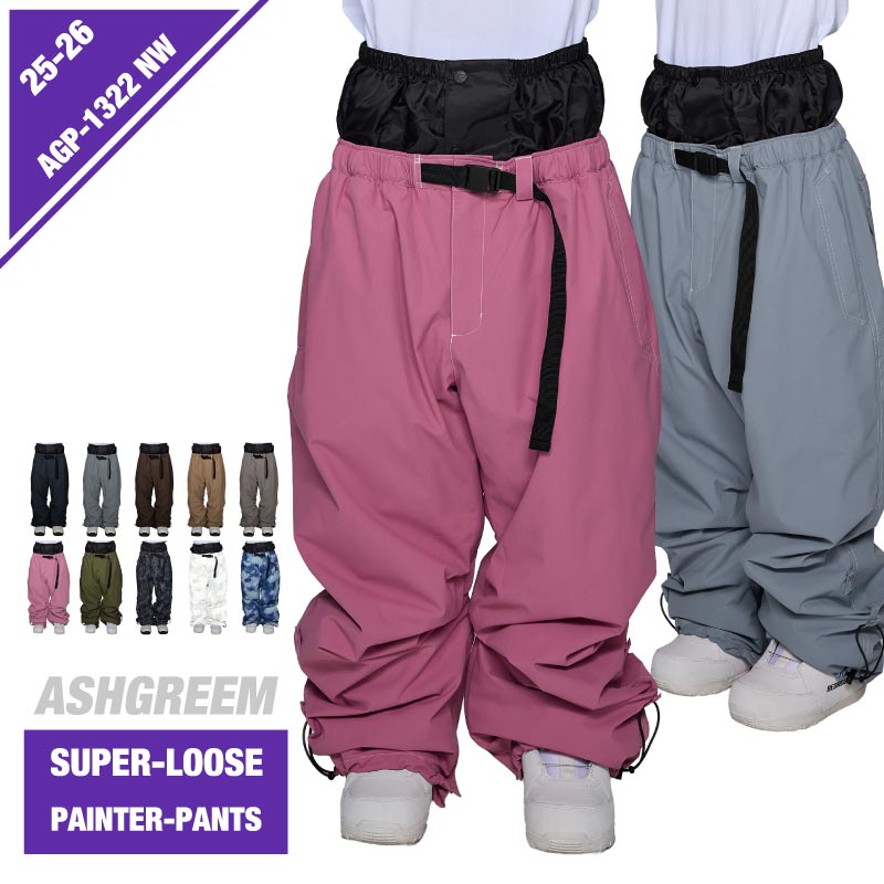 ASHGREEM スノーボードウェア 超ビッグパンツ | AGP-1322NW – FACTORY