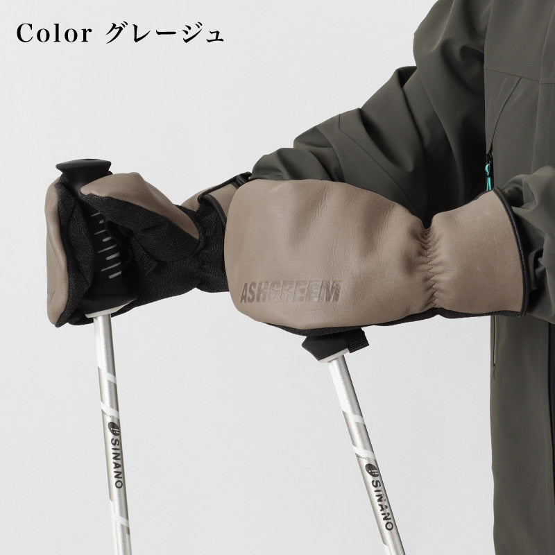 ASHGREEM (アッシュグリーム) 牛革ミトングローブ AGA-510