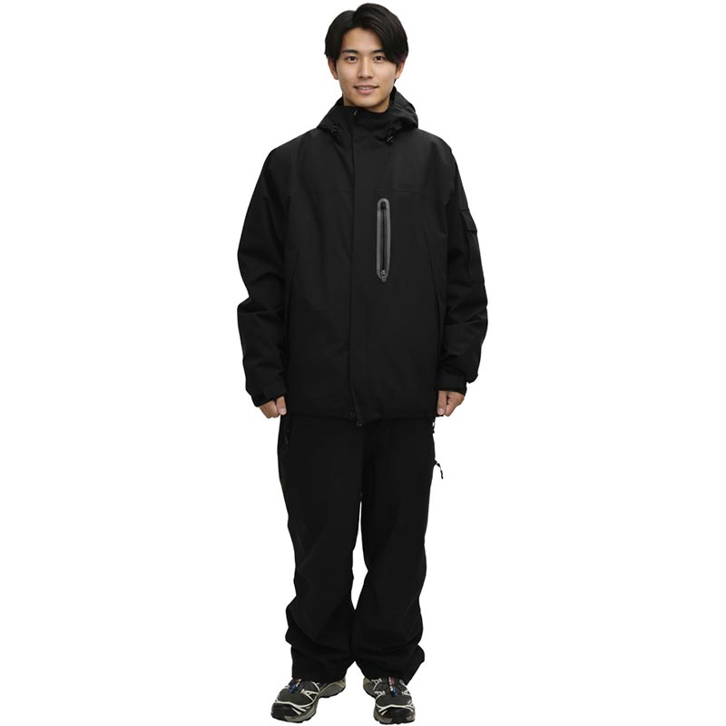 ASHGREEM アウトドア レインウェア メンズ レディース 中綿入り 上下セット ジャケット パンツ 2点セット 単品販売 2レイヤー レインウェア スノーウェア 釣り タウンユース ハイキング マウンテンジャケット マウンテンパンツ 秋冬 MT-50SET(MJ-520&MP-530)