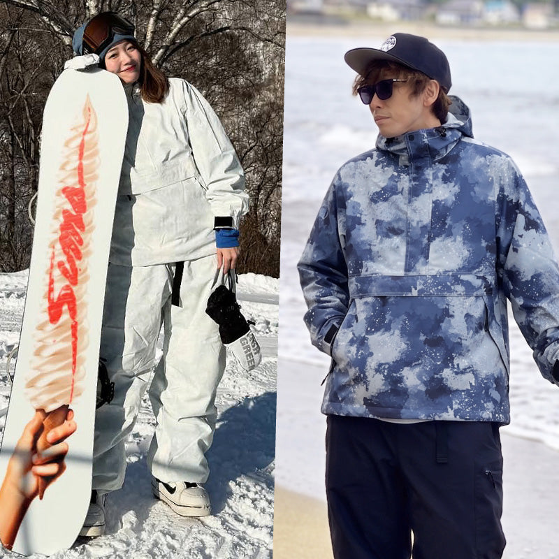 ASHGREEM アウトドア レインウェア メンズ レディース 上下セット プルオーバー ジャケット パンツ 2点セット 単品販売 2レイヤー レインウェア スノーウェア 釣り タウンユース ハイキング オールシーズン MT-70SET(MJ- 820&MP-630)
